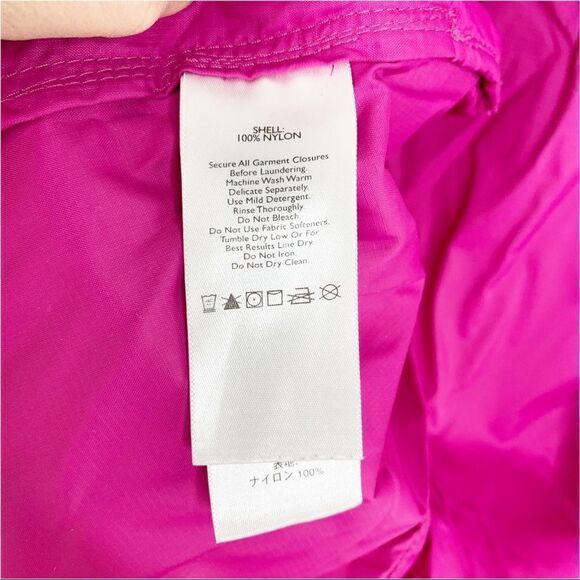 Eddie Bauer Bright Pink Windbreaker w/Vented‎ Back Sz XS - Picture 6 of 11